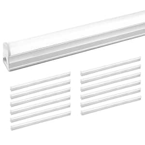 4 ft. 18-Watt LED T5 Shop Light 5000K Daylight, 2200-Lumens, ETL Listed, White Ofiice/Shop Light (12-Pack)