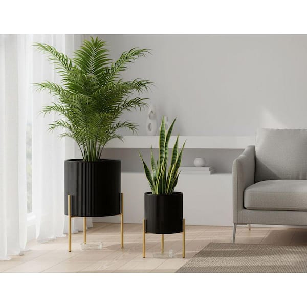 large red plant pots Viva Square Self-Watering Rolling Planter, 20