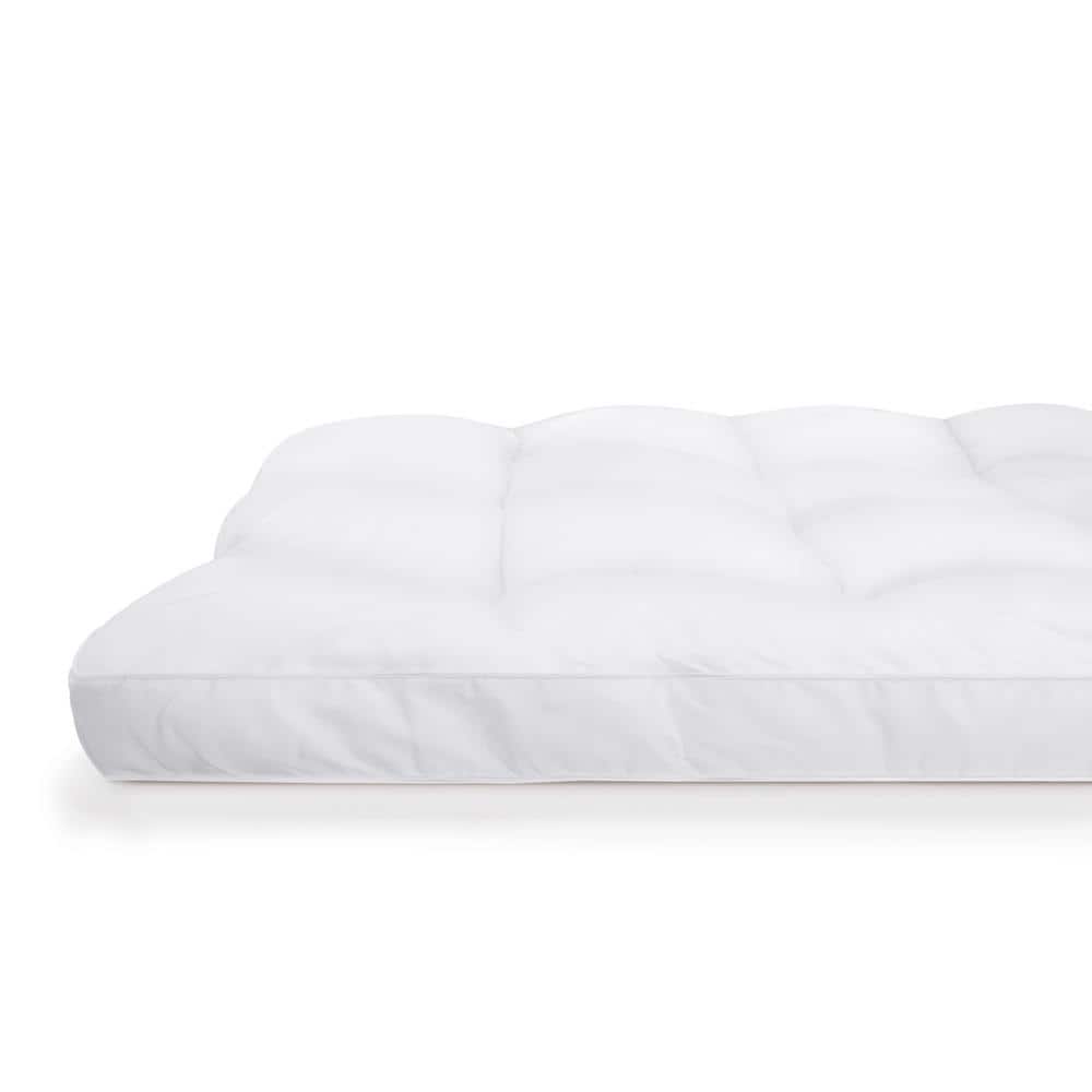 Queen White Down Alternative Pillowtop Mattress Topper
