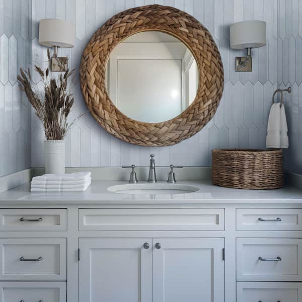 MSI Lakeview Sky Picket 2.5 in. x 13 in. Glossy Ceramic Wall Tile