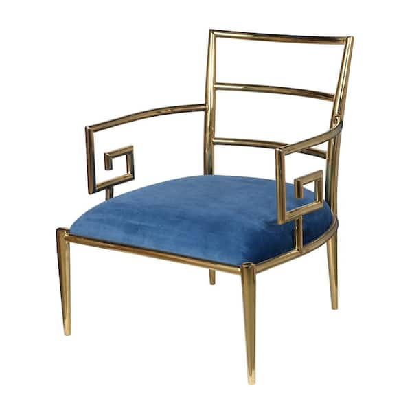 A & B Home Gold Accent Chair