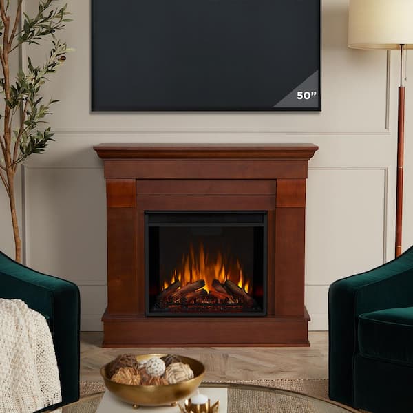 Real Flame Chateau 41 in. Electric Fireplace in Espresso 5910E-E