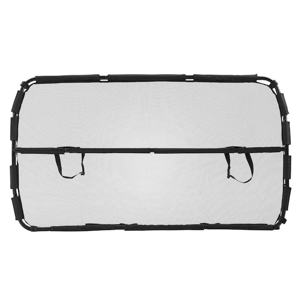 Dog Car Barrier, 56 in. Wide, for Front Seats Installation, Vehicle Pet Barrier, See Through Net Mesh, Furniture Cover