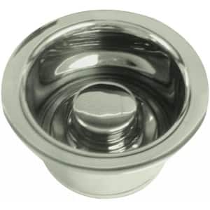 Extra-Deep Disposal Flange and Stopper in Satin Nickel