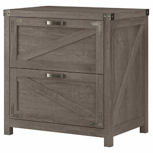 Cottage Grove Restored Gray 2 Drawer Lateral File Cabinet
