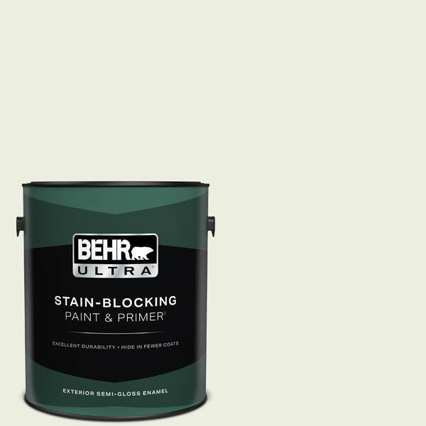 BEHR ULTRA 1 gal. #420E-1 Hemlock Bud Semi-Gloss Enamel Exterior Paint & Primer