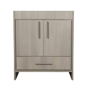 Pacific 30 in. W x 18 in. D Modern Bath Vanity Cabinet Only in Weathered Gray