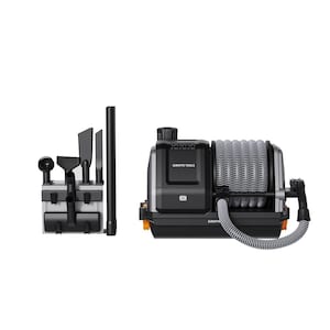 Wall-Mounted Retractable Vacuum Cleaner Black