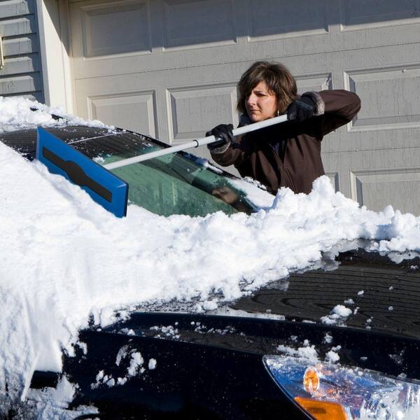 Ice Scraper Snow Brush Shovel Car Windscreen Snow Removal Telescoping Tools LE 