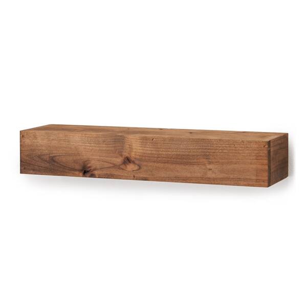 Teak Wood Floating Shelf | 24 Floating Shelf | Teakworks4u 24 L x 4.75 D x 1.25 H