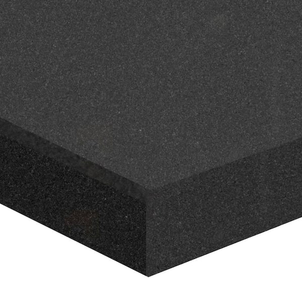 MSI Premium Black Double Beveled 6 in. x 72 in. Polished Granite Threshold Floor Tile Trim (6 ln. ft./Each)