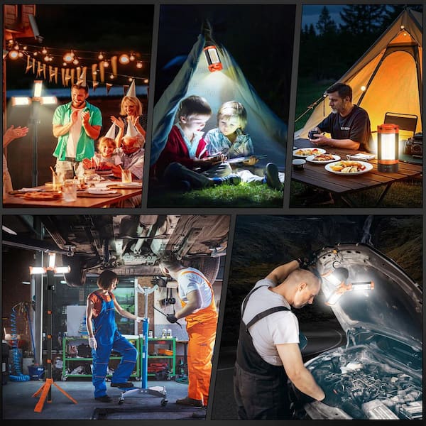 Dimgogo 18V Cordless 10000 Lumens LED Stand Work Light ZD003 - The