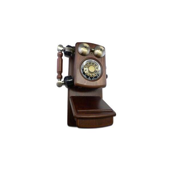 Golden Eagle Country Wood Corded Phone - Walnut