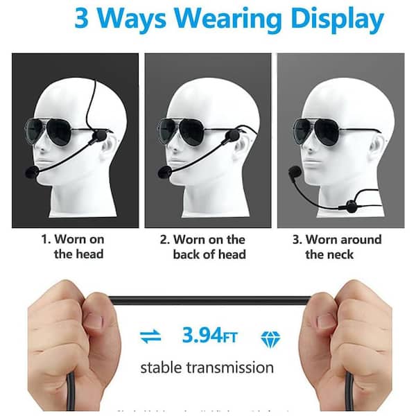 Yichuhaoxi Flexible Wired Microphone Headset with 3. 5mm Connector
