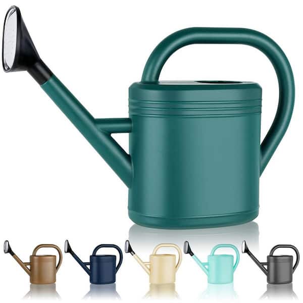 Dyiom Green 1 Gal.  Garden Watering Cans Large Long Spout with Sprinkler Head