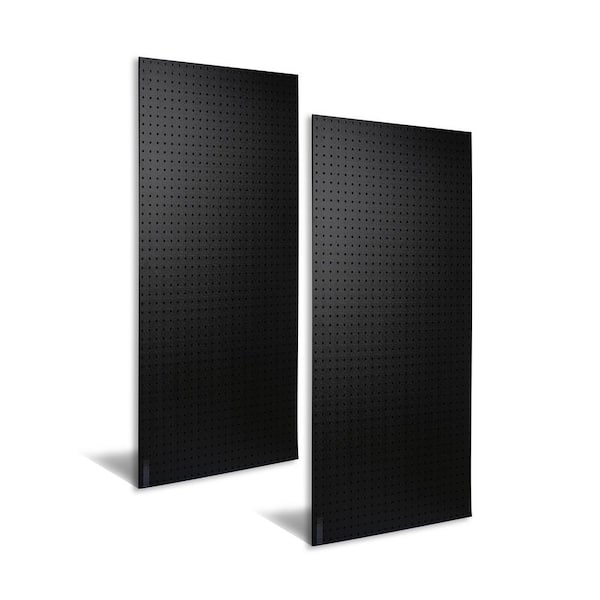 Triton Products 24 in. H x 48 in. W (2) Black ABS Textured Pegboards