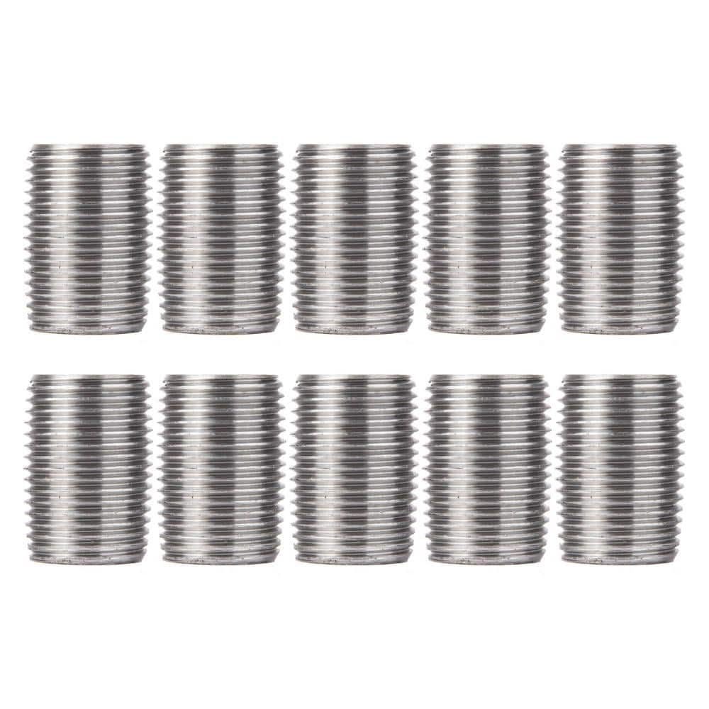 1/2 in. Close Galvanized Steel Nipple (10-Pack) price history on PriceWatchPro
