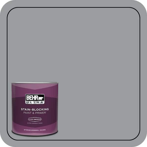 BEHR ULTRA 1 qt. #N500-4 Pencil Sketch Extra Durable Eggshell Enamel Interior Paint & Primer