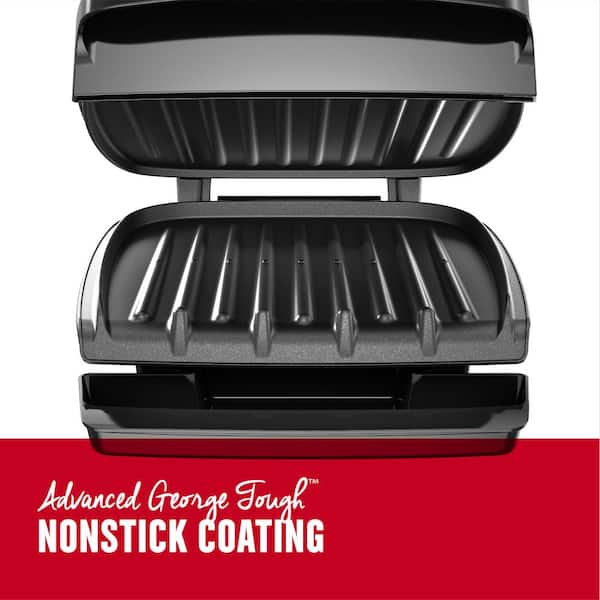 George Foreman 12L x 7W Non-Stick Contact Grill in the Indoor