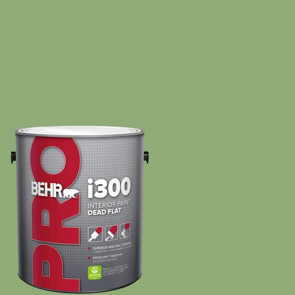 BEHR PRO 1 gal. #430D-5 Geranium Leaf Dead Flat Interior Paint
