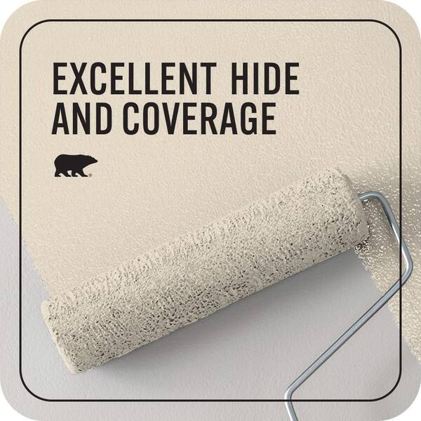 BEHR PREMIUM PLUS - 8 oz. #23 Antique White Flat Interior/Exterior Paint & Primer Color Sample