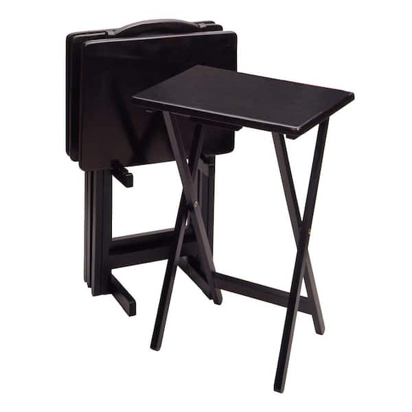 Black tv on sale tray tables