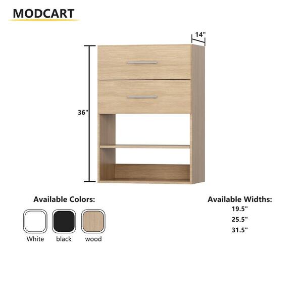 HOMEIBRO 19.5 in. W Wood Short Tower Wood Built In Closet HOMEIBRO 19.5 in. W Wood Short Tower Wood Built In Closet