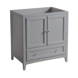 Oxford 30 in. W Traditional Bath Vanity Cabinet Only in Gray
