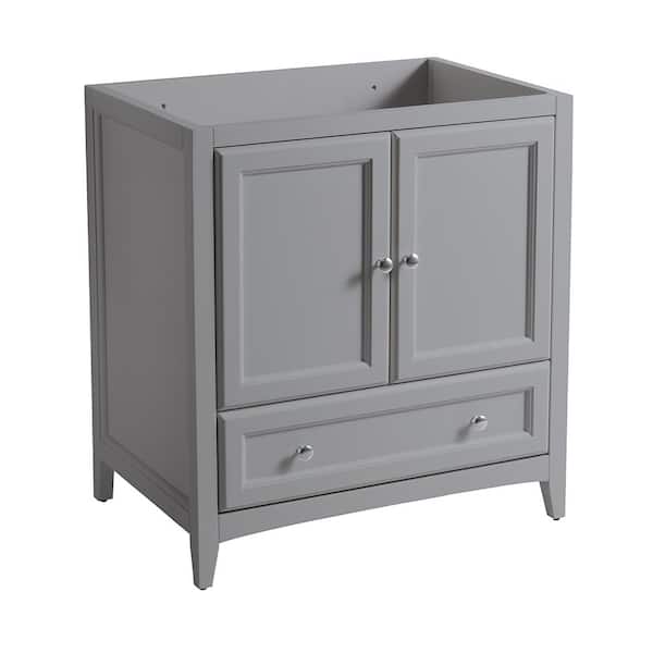 Fresca Oxford 30 in. W Traditional Bath Vanity Cabinet Only in Gray