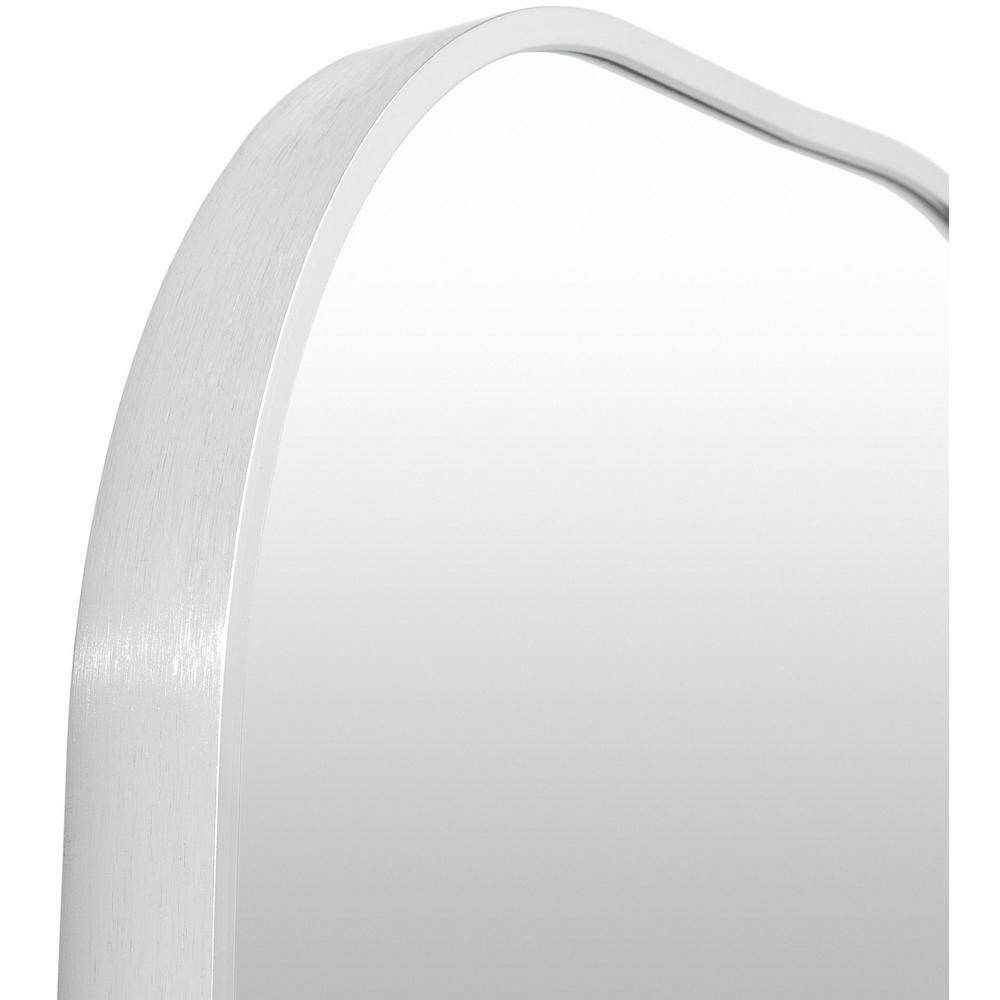 Surya Aranya Modern Rectangle Mirror With Silver Finish RAY037-2435