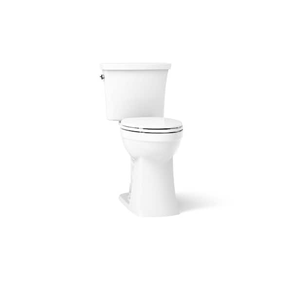 Kelston Tall 2-Piece Single Flush Gravity Fed Elongated Toilet 1.28 GPF in White