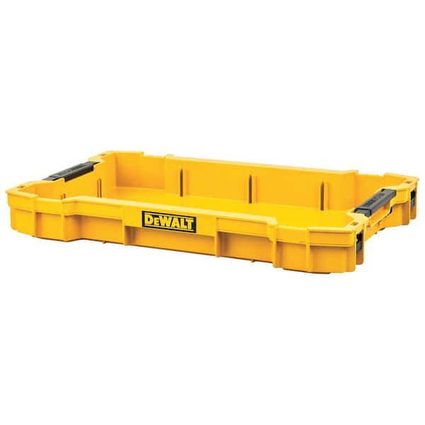 DeWalt TOUGHSYSTEM 2.0 22 in. Small Tool Box, 22 in. Large Tool Box, 24 in. Mobile Tool Box, and Shallow Tool Tray