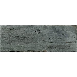 Rewind 8.2 in. x 23.6 in. Gray Porcelain Matte Wall and Floor Tile (10.75 sq. ft./case) 8-Pack