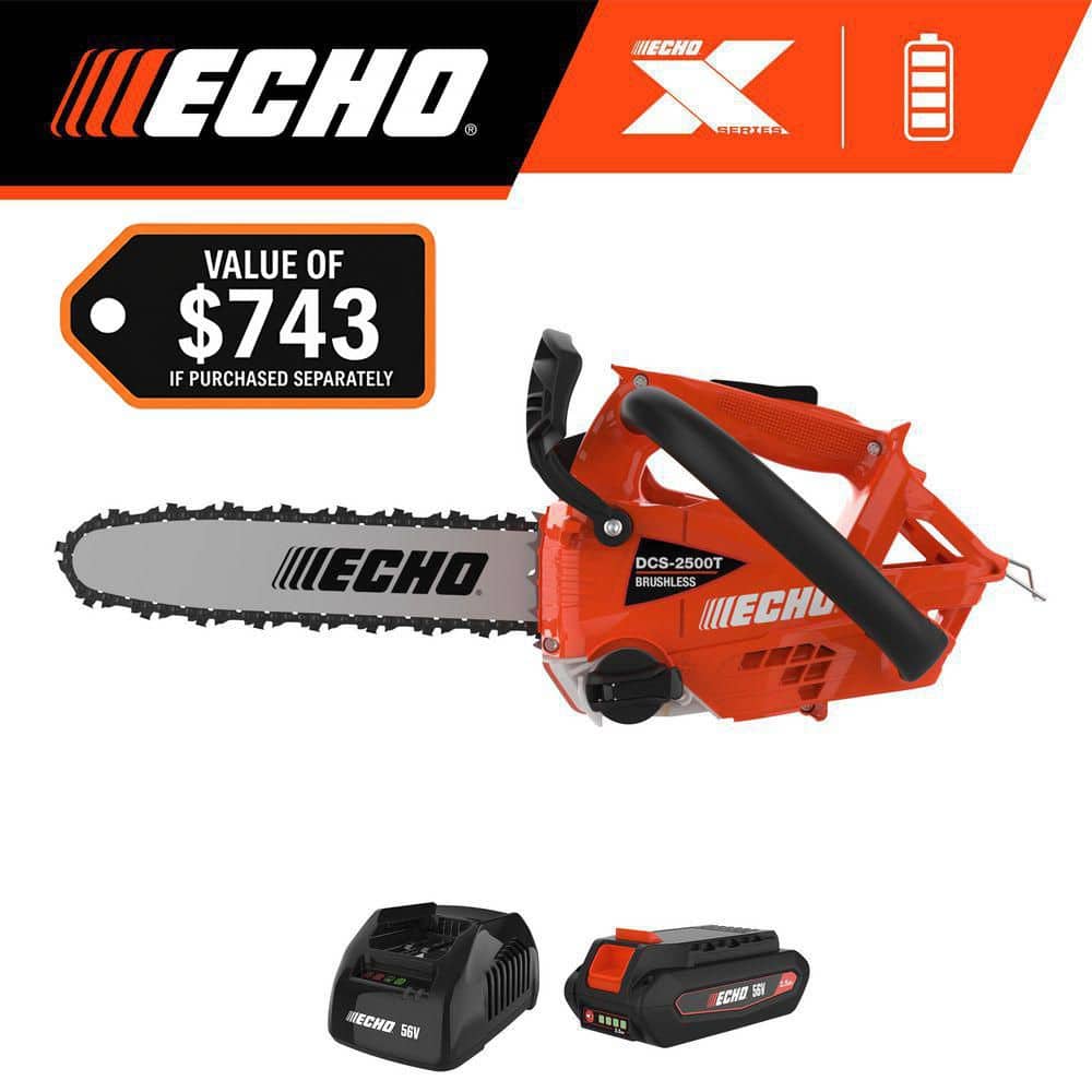 ECHO 56V 12 in. X Series Cordless Battery Top Handle Arborist