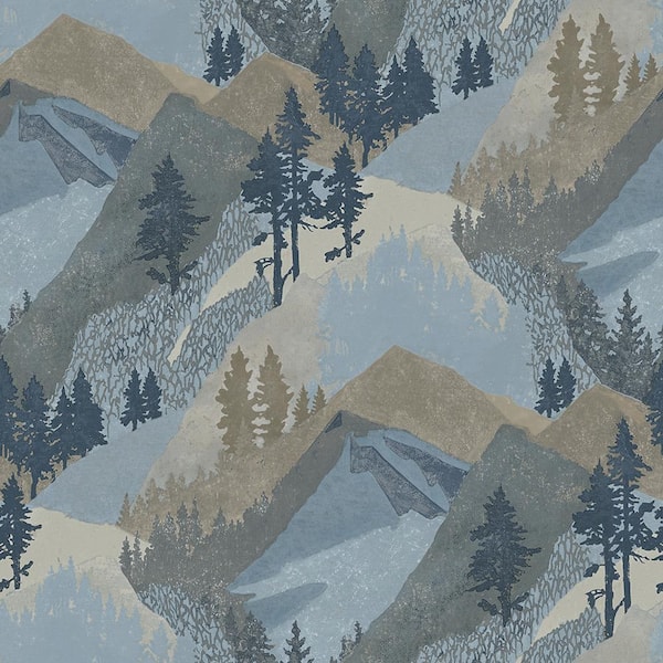 Chesapeake Range Blue Mountains Blue Wallpaper Sample