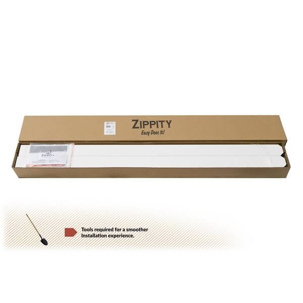 Zippity Outdoor Products 1.75 in. x 3.25 in. x 58 in. White Vinyl In-Ground Mounting System for Hampton Shower