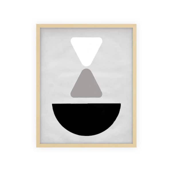 Unbranded Abstract Nature Shapes Framed Abstract Art Print 42 in. x 34 in.