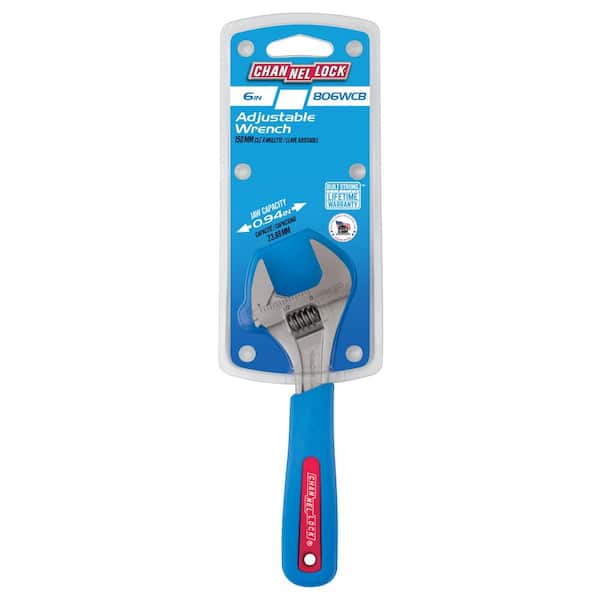 6 in. Adjustable Wrench 806WCB - The Home Depot