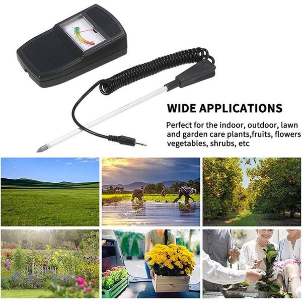 Spring Flower Meter Plant Water Meter 2 In 1 Soil Moisture Meter And PH Level Tester For ...