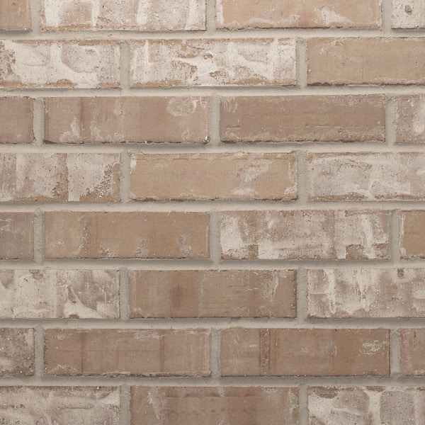 Old Mill Brick Little Cottonwood Thin Brick Singles - Corners (Box of 25) - 7.625 in x 2.25 in (5.5 linear ft)