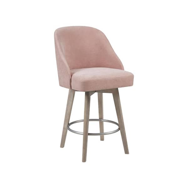 Walsh 25.75 in. Pink Wood Counter Stool