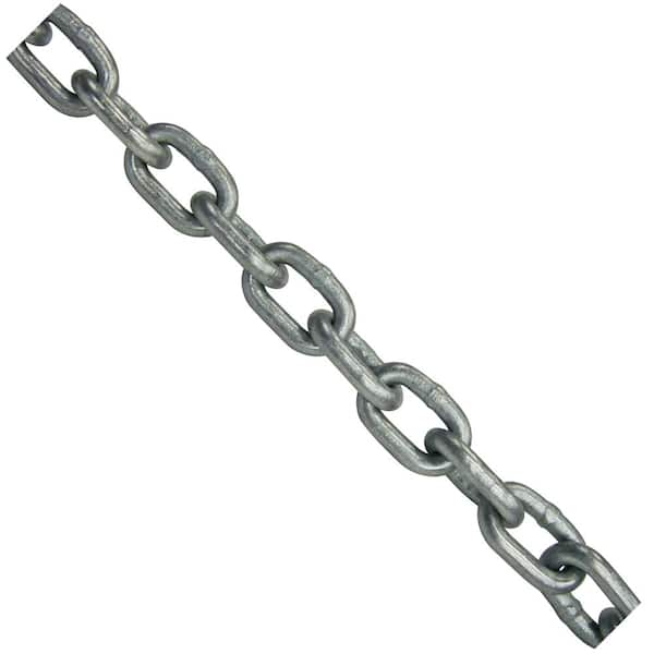 KingChain 3/16 in. x 150 ft. Steel Galvanized Grade 30 Proof Tested Coil Chain with 800 lbs. Safe Working Load