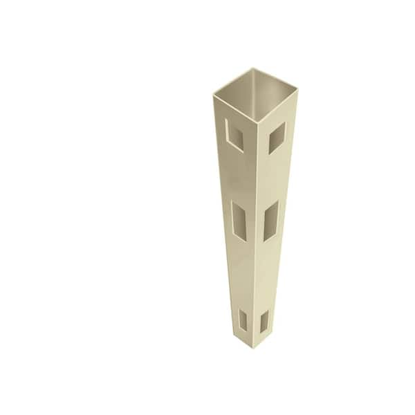 Barrette Outdoor Living Anderson 5 in. x 5 in. x 9 ft. Sand Vinyl Fence Corner Post