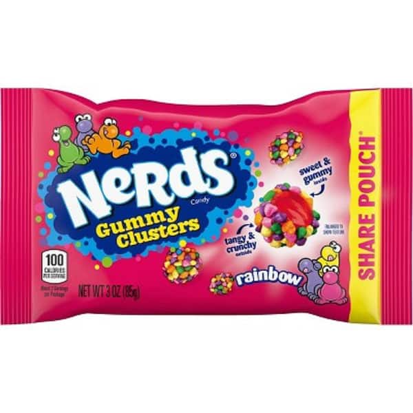 Unbranded Gummy, 3 oz. Rainbow Flavor, Share Size Candy