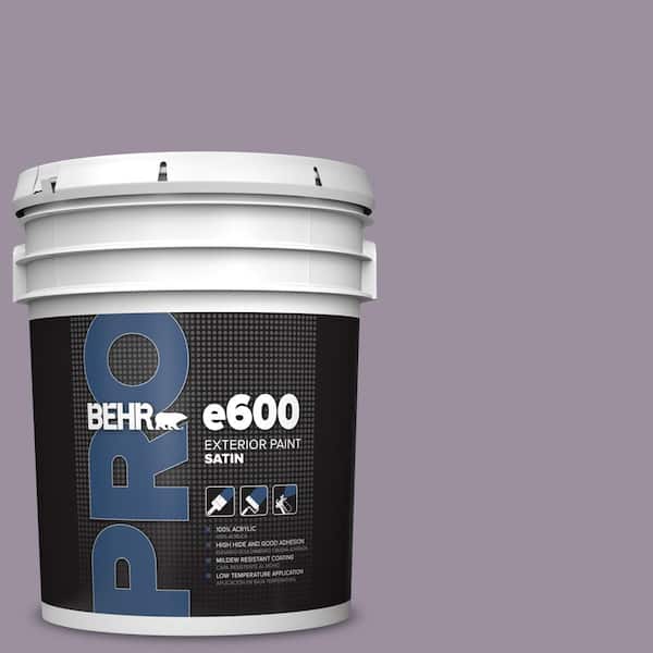 BEHR PRO 5 gal. #PPU16-13 Duchess Lilac Satin Exterior Paint