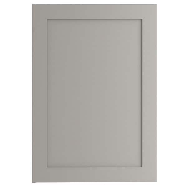 Hampton Bay Edson Shaker Assembled 21x30x12 in. Wall Cabinet in Gray