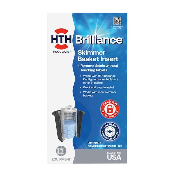 Brilliance Swimming Pool Skimmer Basket Insert, Pool Chlorine Dispensers