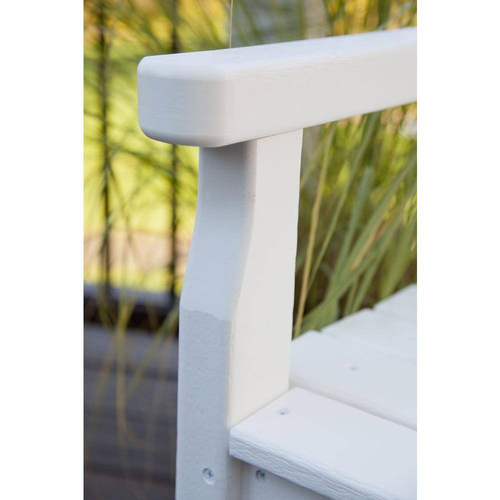 Tree House 48" Brown Recycled Plastic Outdoor Bench