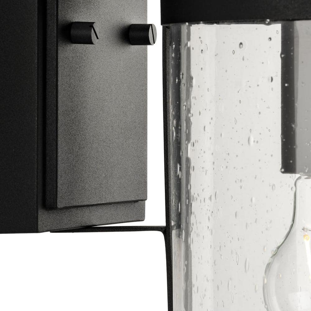 Ellery Large Black Cylinder Outdoor Wall Lantern