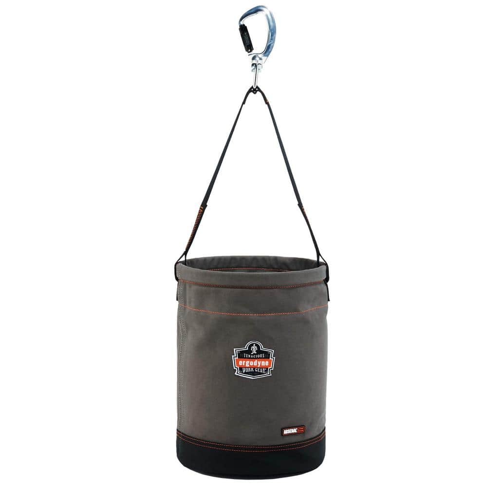 Ergodyne Arsenal 12.5 in. Tool Bucket Gray Canvas